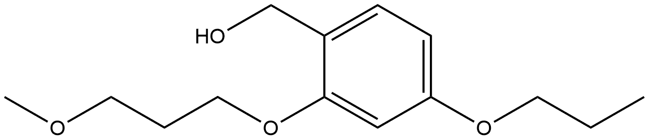 2-(3-Methoxypropoxy)-4-propoxybenzenemethanol Structure