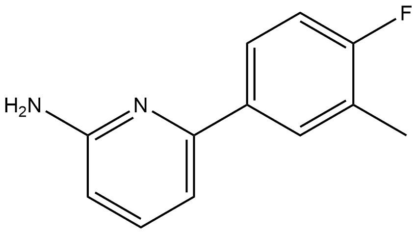 6-(4-Fluoro-3-methylphenyl)-2-pyridinamine Structure