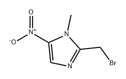 1H-Imidazole, 2-(bromomethyl)-1-methyl-5-nitro- 구조식 이미지