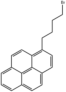 Pyrene, 1-(4-bromobutyl)- Structure