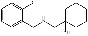 Cyclohexanol, 1-[[[(2-chlorophenyl)methyl]amino]methyl]- Structure