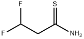 3,3-difluoropropanethioamide Structure
