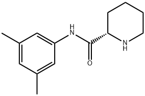 2-Piperidinecarboxamide, N-(3,5-dimethylphenyl)-, (2S)- 구조식 이미지