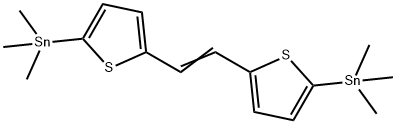 Stannane, 1,1'-(1,2-ethenediyldi-5,2-thiophenediyl)bis[1,1,1-trimethyl- Structure