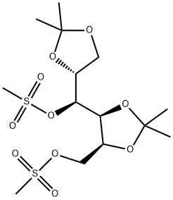 L-Glucitol, 1,2:4,5-bis-O-(1-methylethylidene)-, 3,6-dimethanesulfonate Structure