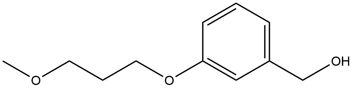 3-(3-Methoxypropoxy)benzenemethanol Structure