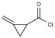 Cyclopropanecarbonyl chloride, 2-methylene- Structure