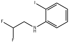 N-(2,2-difluoroethyl)-2-iodoaniline Structure