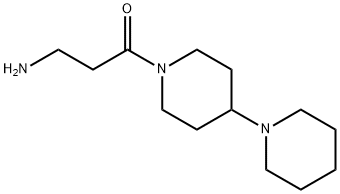 1-Propanone, 3-amino-1-[1,4'-bipiperidin]-1'-yl- Structure