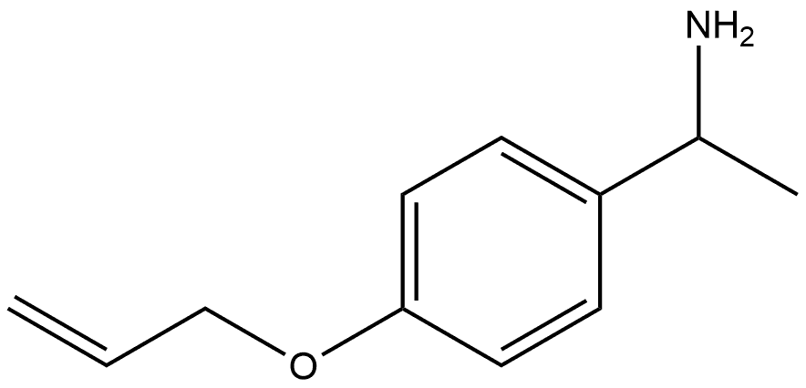 1-(4-(allyloxy)phenyl)ethan-1-amine Structure