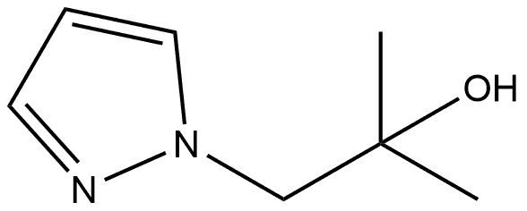 1H-Pyrazole-1-ethanol, α,α-dimethyl- Structure