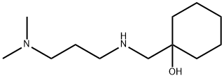 Cyclohexanol, 1-[[[3-(dimethylamino)propyl]amino]methyl]- Structure