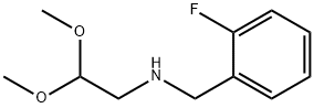 Benzenemethanamine, N-(2,2-dimethoxyethyl)-2-fluoro- Structure