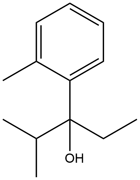 α-Ethyl-2-methyl-α-(1-methylethyl)benzenemethanol Structure