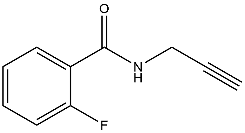 2-Fluoro-N-2-propyn-1-ylbenzamide Structure