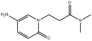 1(2H)-Pyridinepropanamide, 5-amino-N,N-dimethyl-2-oxo- Structure