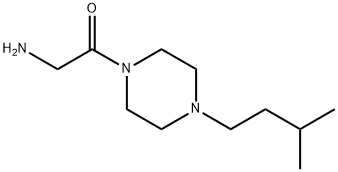 2-amino-1-[4-(3-methylbutyl)piperazin-1-yl]ethan-1-one Structure