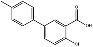 2-Chloro-5-(4-methylphenyl)benzoic acid Structure