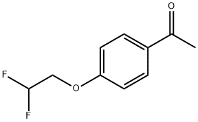 4-(2,2-Difluoroethoxy)acetophenone 구조식 이미지