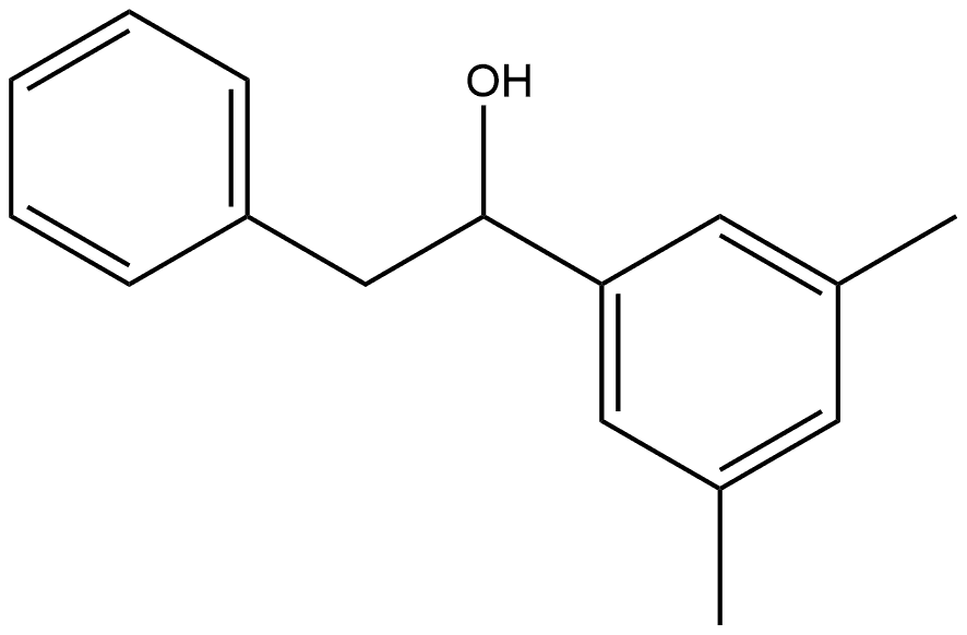 α-(3,5-Dimethylphenyl)benzeneethanol Structure