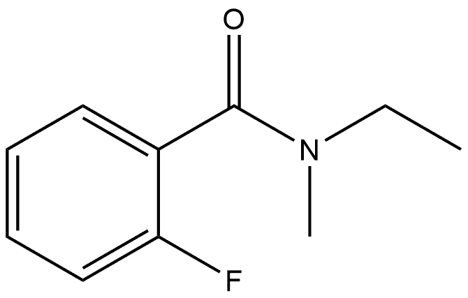 N-Ethyl-2-fluoro-N-methylbenzamide Structure