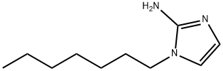 1H-Imidazol-2-amine, 1-heptyl- Structure