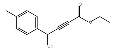 2-Butynoic acid, 4-hydroxy-4-(4-methylphenyl)-, ethyl ester 구조식 이미지