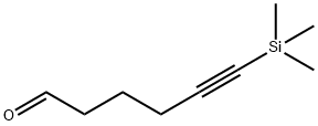 5-Hexynal, 6-(trimethylsilyl)- Structure