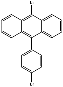 Anthracene, 9-bromo-10-(4-bromophenyl)- Structure