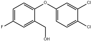 [2-(3,4-Dichlorophenoxy)-5-fluorophenyl]methanol 구조식 이미지