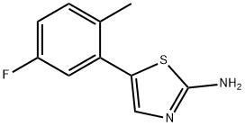 5-(5-Fluoro-2-methylphenyl)thiazol-2-amine Structure