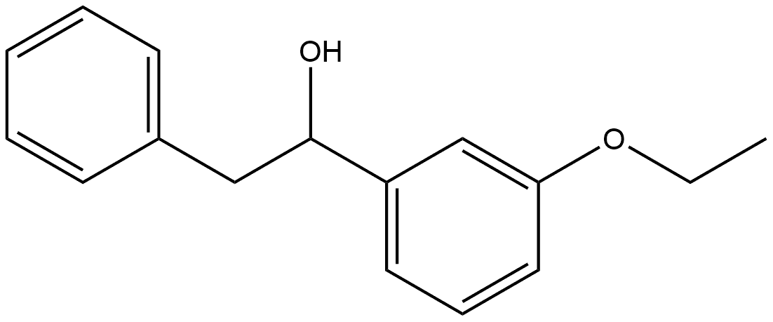 α-(3-Ethoxyphenyl)benzeneethanol Structure