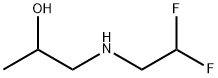 2-Propanol, 1-[(2,2-difluoroethyl)amino]- Structure