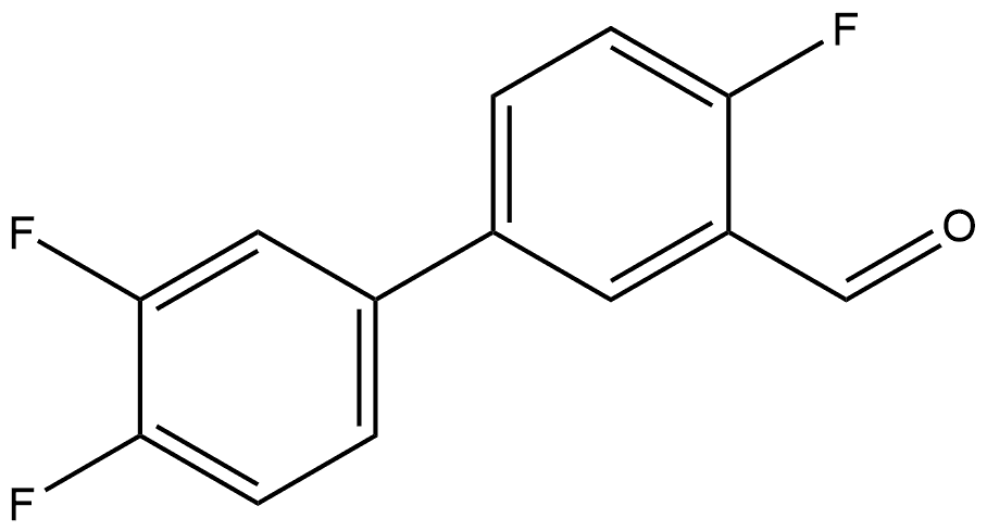 3',4,4'-Trifluoro[1,1'-biphenyl]-3-carboxaldehyde Structure