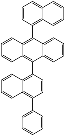Anthracene, 9-(1-naphthalenyl)-10-(4-phenyl-1-naphthalenyl)- 구조식 이미지