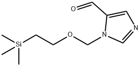 1H-Imidazole-5-carboxaldehyde, 1-[[2-(trimethylsilyl)ethoxy]methyl]- 구조식 이미지