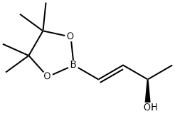 3-Buten-2-ol, 4-(4,4,5,5-tetramethyl-1,3,2-dioxaborolan-2-yl)-, [R-(E)]- (9CI) 구조식 이미지