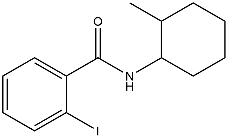 2-Iodo-N-(2-methylcyclohexyl)benzamide Structure