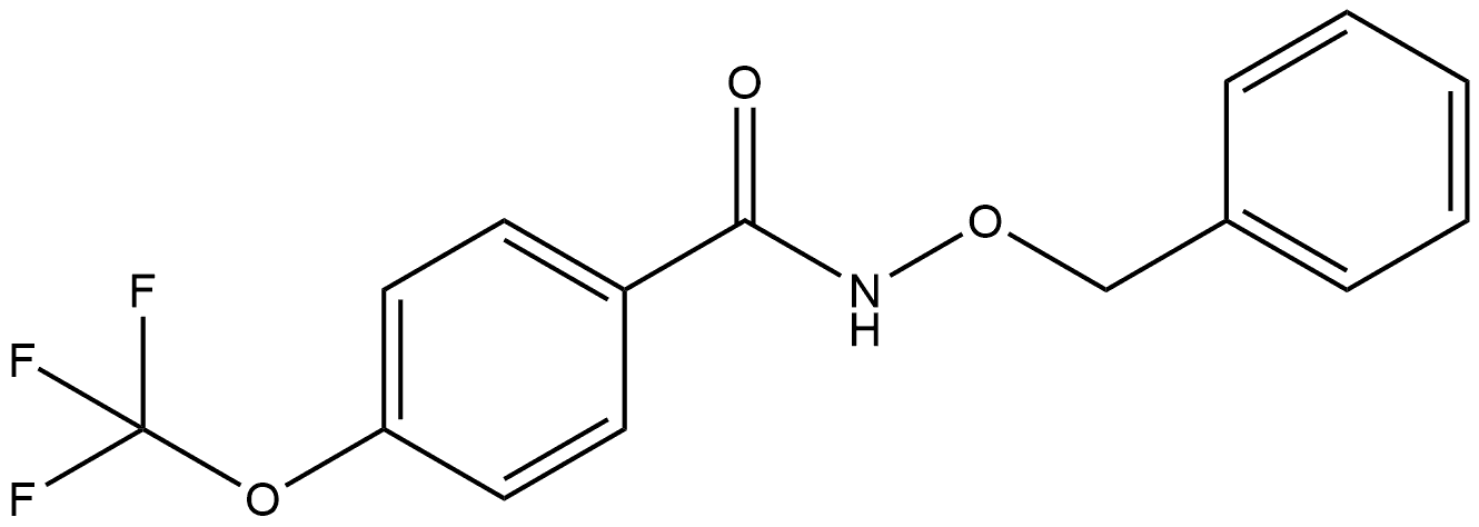 N-(Phenylmethoxy)-4-(trifluoromethoxy)benzamide Structure