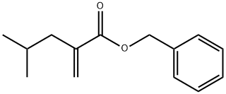 Pentanoic acid, 4-methyl-2-methylene-, phenylmethyl ester 구조식 이미지