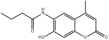 N-(7-Hydroxy-4-methyl-2-oxo-2H-chromen-6-yl)butyramide Structure