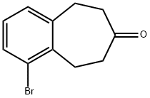 1-Bromo-5,6,8,9-tetrahydro-7H-benzocyclohepten-7-one Structure