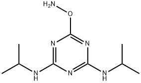 1,3,5-Triazine-2,4-diamine, 6-(aminooxy)-N2,N4-bis(1-methylethyl)- Structure