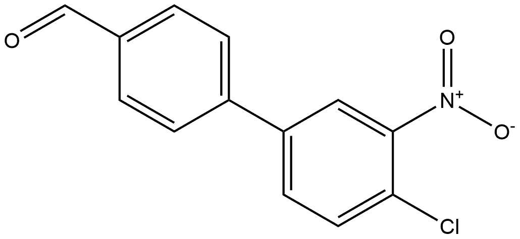 4'-chloro-3'-nitro-[1,1'-biphenyl]-4-carbaldehyde Structure