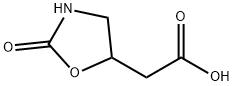 (2-Oxo-1,3-oxazolidin-5-yl)acetic acid Structure