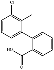 2-(3-Chloro-2-methylphenyl)benzoic acid Structure