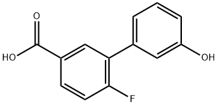 3-(5-Carboxy-2-fluorophenyl)phenol Structure