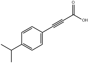 2-Propynoic acid, 3-[4-(1-methylethyl)phenyl]- Structure