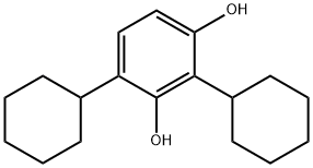 1,3-Benzenediol, 2,4-dicyclohexyl- 구조식 이미지