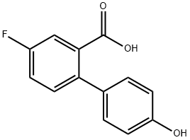 5-Fluoro-2-(4-hydroxyphenyl)benzoic acid Structure